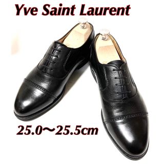 イブ・サンローラン　革靴　黒　メンズ　YVES SAINTLAURENT