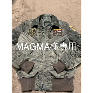 アルファインダストリーズ(ALPHA INDUSTRIES)のMA-1 アルファ社  カーキ 世田谷ベース風  S(フライトジャケット)