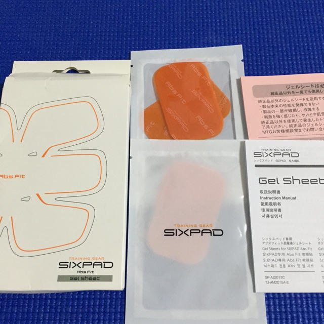 SIXPAD(シックスパッド)のシックスパッド アブズフィット専用 高電導ジェルシート スマホ/家電/カメラの美容/健康(ボディケア/エステ)の商品写真