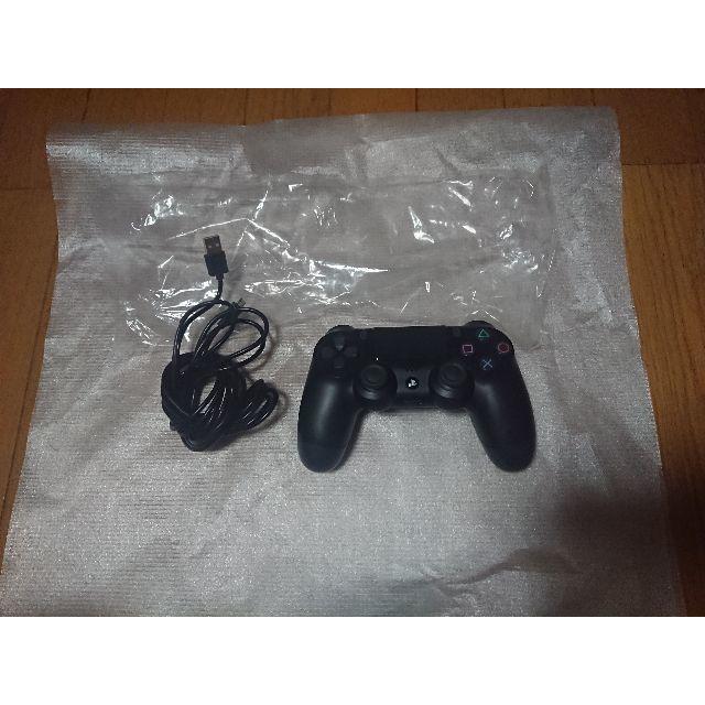 【PS4】ワイヤレスコントローラ ブラック DUALSHOCK4 エンタメ/ホビーのゲームソフト/ゲーム機本体(その他)の商品写真