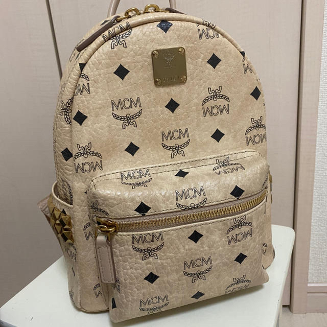 MCM リュック　ベージュ