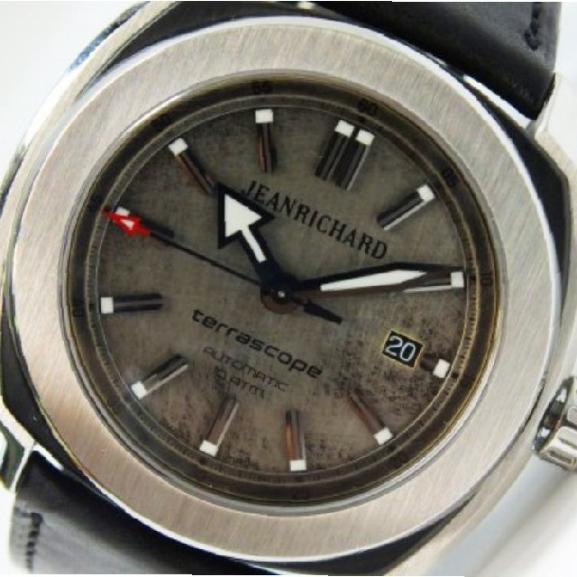 超可爱 GIRARD-PERREGAUX レザーベルト 自動巻き 60500 テラスコープ 【ルフィ‼様】ジャンリシャール - 腕時計(アナログ)