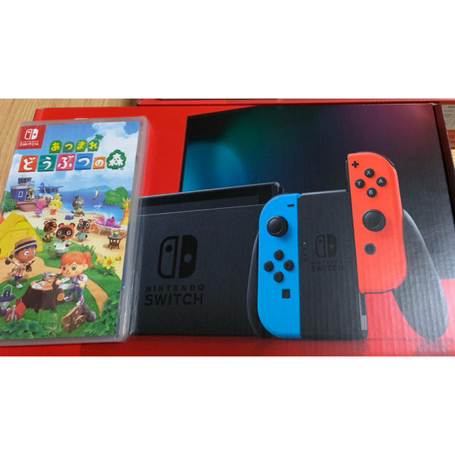 ニンテンドースイッチ　本体　ネオン　新品