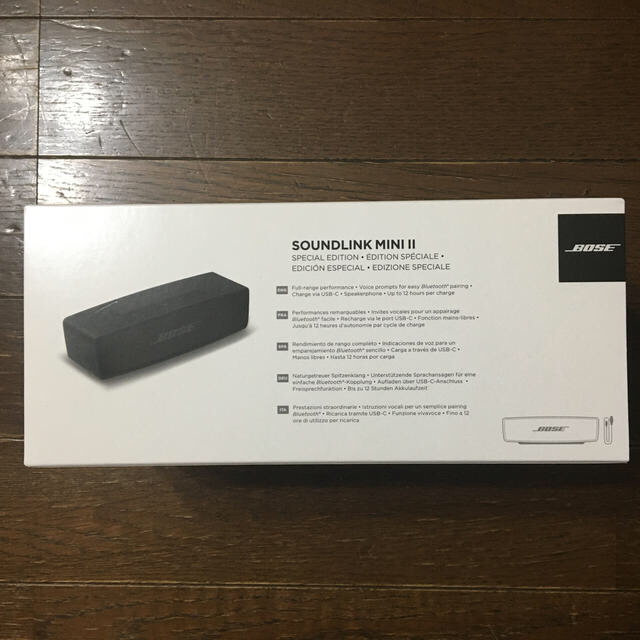 BOSE(ボーズ)のBOSE SOUNDLINK MINI Ⅱ  最新型　新品未開封 スマホ/家電/カメラのオーディオ機器(スピーカー)の商品写真