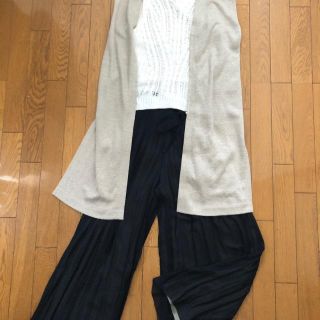 コムサデモード(COMME CA DU MODE)のSALE! K.T KIYOKO TAKASE プリーツパンツ(ロングスカート)