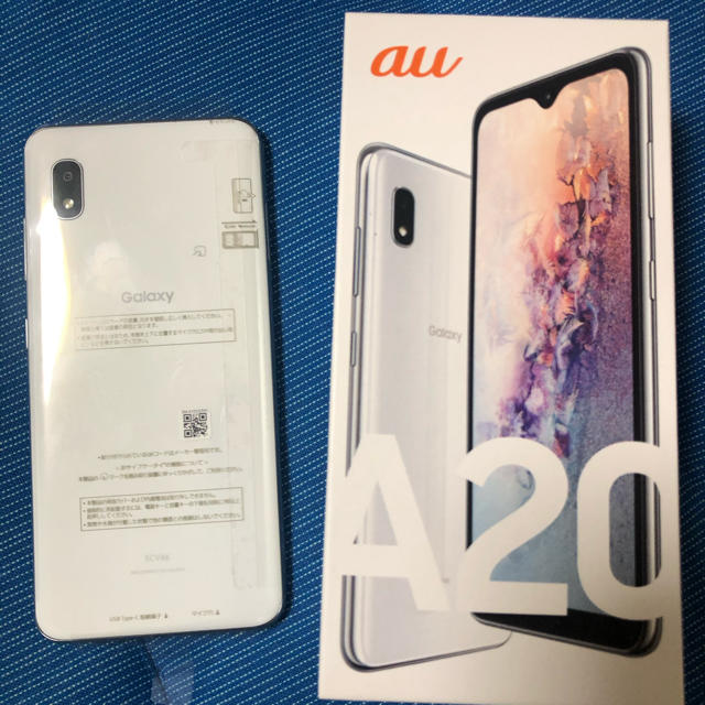 SIMフリー【新品】Galaxy A20 ホワイト ブラック 32 GB ...