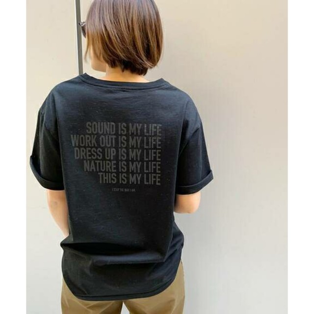 DEUXIEME CLASSE(ドゥーズィエムクラス)のMY LIFE Tシャツ レディースのトップス(Tシャツ(半袖/袖なし))の商品写真