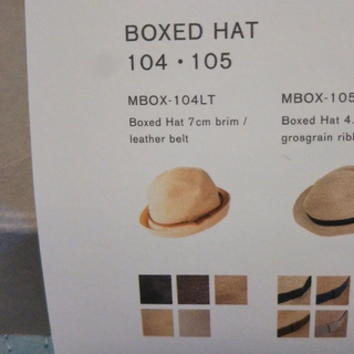 【akrdesuno様専用】mature ha.box hat(麦わら帽子/ストローハット)