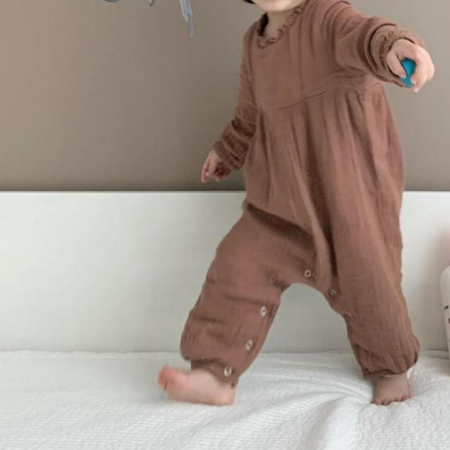 Caramel baby&child (キャラメルベビー&チャイルド)のminimom | Alyssa Jumpsuit | Bronze 3y キッズ/ベビー/マタニティのキッズ服女の子用(90cm~)(その他)の商品写真