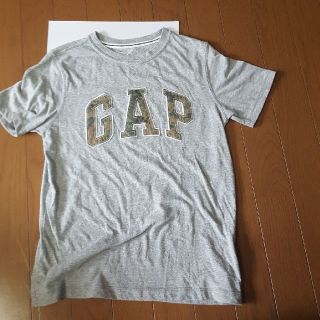 ギャップ(GAP)のGAP140　グレー男児半袖シャツ(Tシャツ/カットソー)