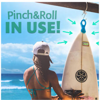 Pinch & Roll サーフボード ディスプレイ