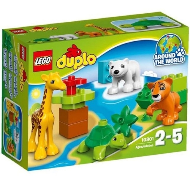 Lego(レゴ)の美品☆LEGO duplo10801 世界のどうぶつ　どうぶつのあかちゃん キッズ/ベビー/マタニティのおもちゃ(知育玩具)の商品写真