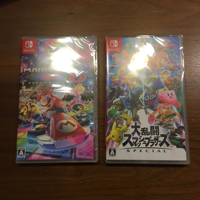 Nintendo Switch - 新品未使用☆マリオカート8デラックス☆大乱闘スマッシュブラザーズ☆スマブラ