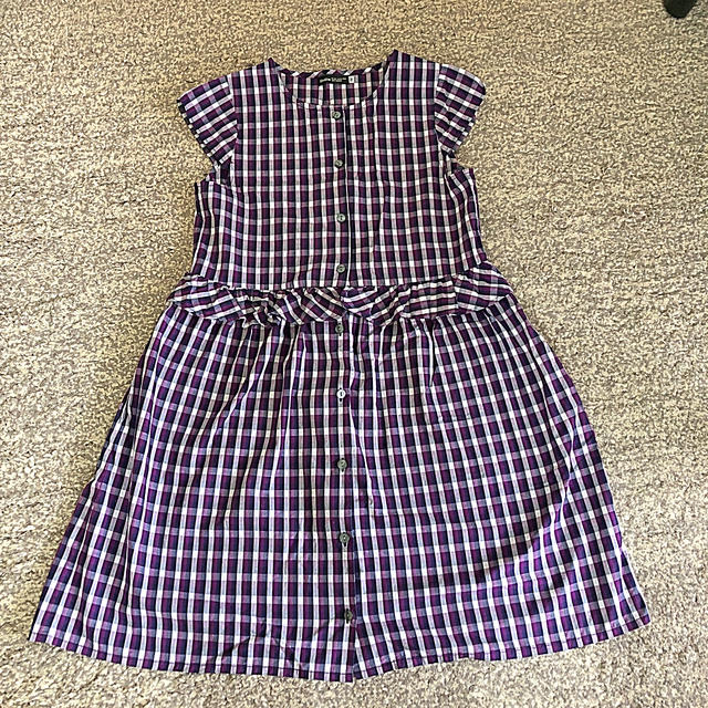 BeBe(ベベ)のチェックワンピース　べべ　150㎝  キッズ/ベビー/マタニティのキッズ服女の子用(90cm~)(ワンピース)の商品写真