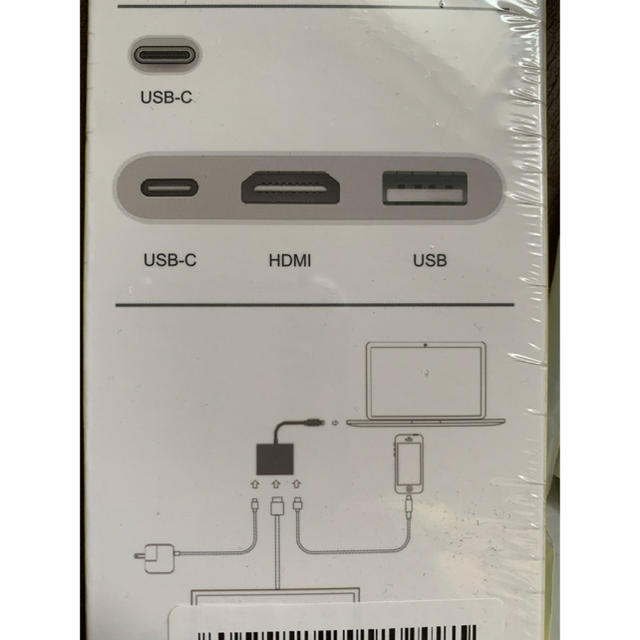 タイプC アダプター　マルチポートアダプター スマホ/家電/カメラのPC/タブレット(PC周辺機器)の商品写真