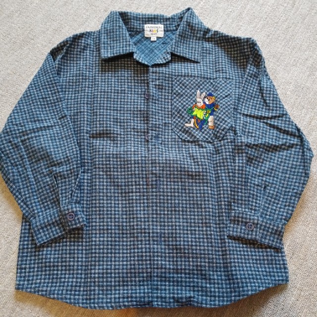 CASTELBAJAC(カステルバジャック)のチェックシャツ　110 キッズ/ベビー/マタニティのキッズ服男の子用(90cm~)(ブラウス)の商品写真