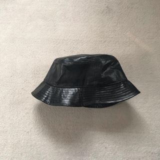 90s vintage レザー バケットハット