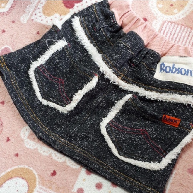 BOBSON(ボブソン)のキムラタン　BOBSONミニスカート キッズ/ベビー/マタニティのキッズ服女の子用(90cm~)(スカート)の商品写真