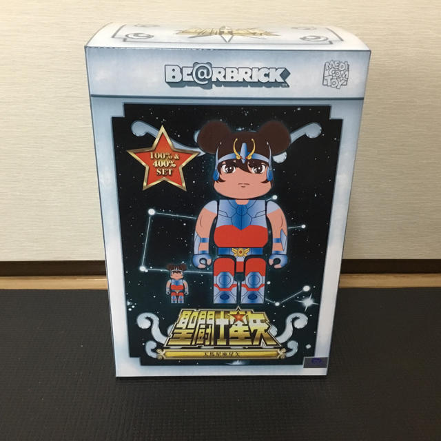 MEDICOM TOY(メディコムトイ)のBE@RBRICK 天馬星座の星矢 100% & 400% エンタメ/ホビーのフィギュア(その他)の商品写真