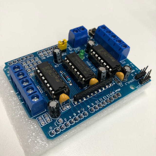 arduino モーターシールド HW-130 L293D互換 2個セット スマホ/家電/カメラのカメラ(その他)の商品写真