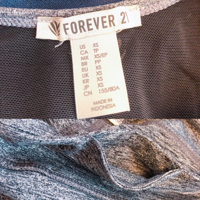 FOREVER 21(フォーエバートゥエンティーワン)のトレーニング　ヨガ　スポーツウエア　forever21 スポーツ/アウトドアのランニング(ウェア)の商品写真