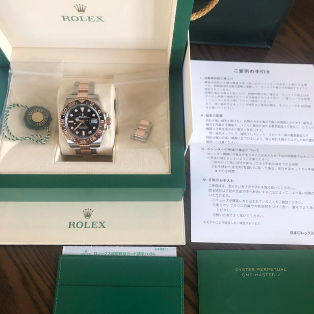 ROLEX(ロレックス)の新品未使用ロレックスGMTマスター2 126711chnr メンズの時計(腕時計(アナログ))の商品写真