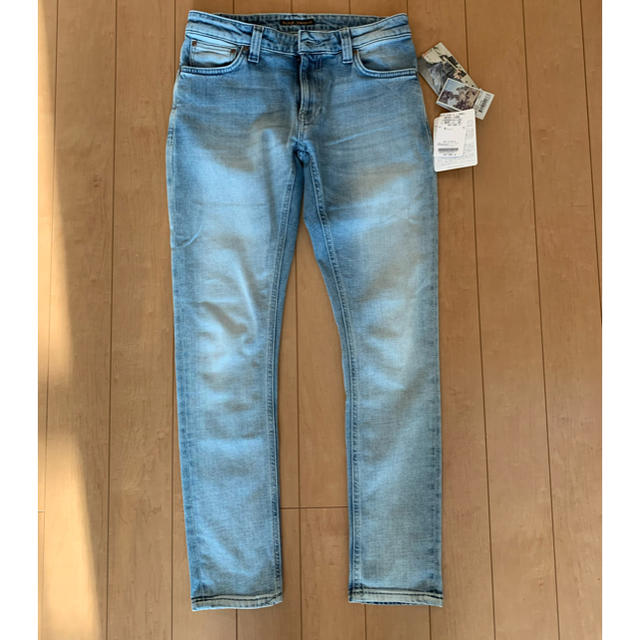 Nudie Jeans(ヌーディジーンズ)のヌーディージーンズ  30/30 skinny  lin  スキニー  デニム メンズのパンツ(デニム/ジーンズ)の商品写真