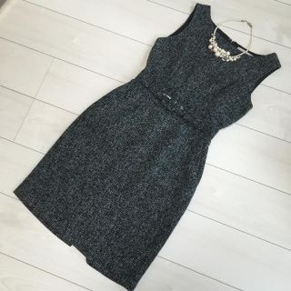 バナナリパブリック(Banana Republic)のバナリパ♡ツイードワンピース(ミニワンピース)