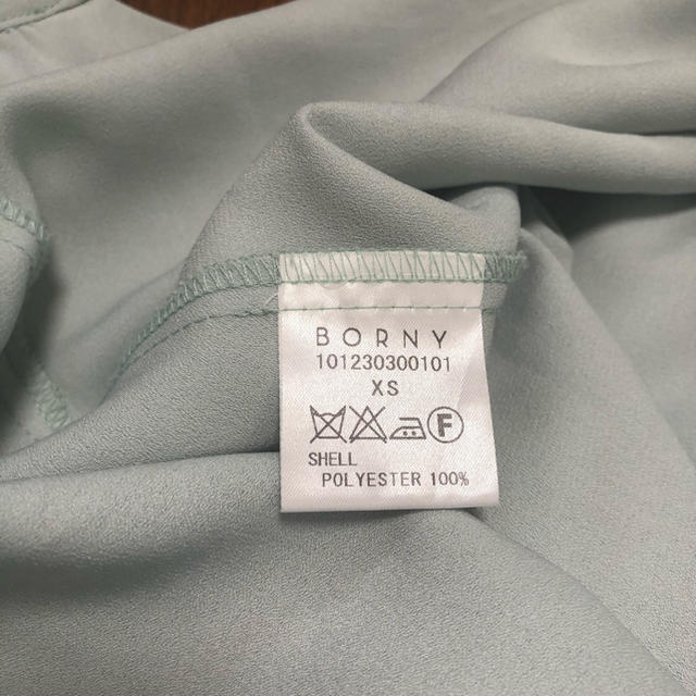 BORNY(ボルニー)の美品☆BORNY ミントグリーントップス レディースのトップス(カットソー(半袖/袖なし))の商品写真