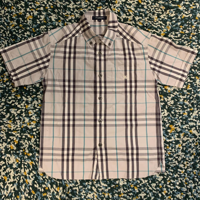 BURBERRY(バーバリー)のバーバリー チェックシャツ  半袖シャツ １３０cm キッズ/ベビー/マタニティのキッズ服男の子用(90cm~)(Tシャツ/カットソー)の商品写真