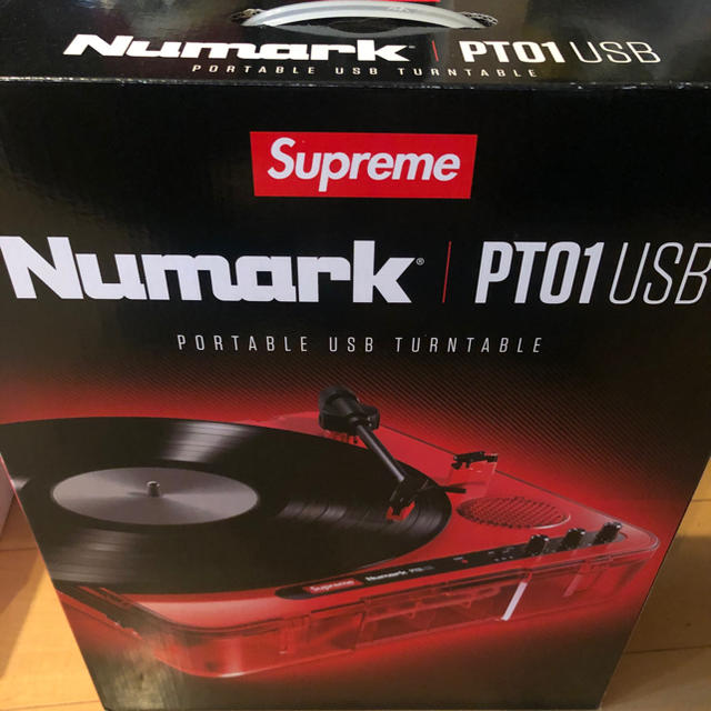 Supreme Numark PT01 Portakle Turntableヌマーク - ターンテーブル