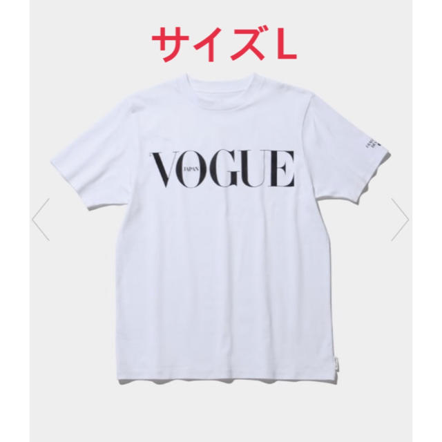 サイズL★THE CONVENI VOGUE MAGAZINE TEE 白