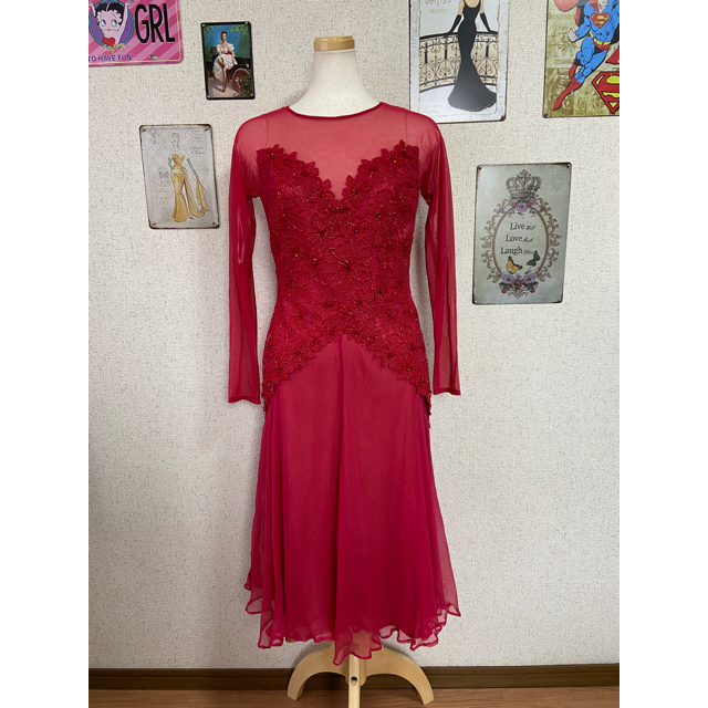 TADASHI SHOJI(タダシショウジ)の極美品 2 タダシショージ ワンピース ドレス  RL3362LN レディースのワンピース(ひざ丈ワンピース)の商品写真