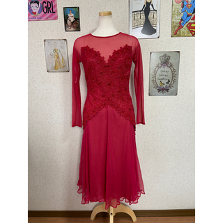 タダシショウジ(TADASHI SHOJI)の極美品 2 タダシショージ ワンピース ドレス  RL3362LN(ひざ丈ワンピース)