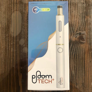 プルームテック(PloomTECH)のプルームテックプラス　スターターキット　ホワイト　新品未開封(タバコグッズ)