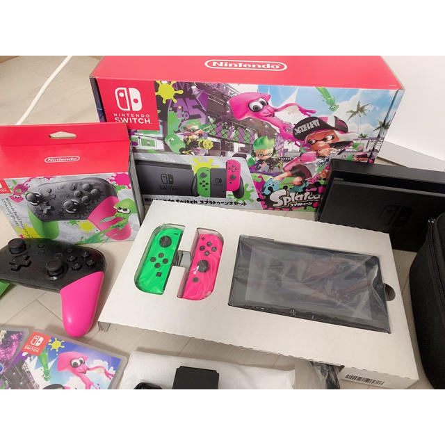 売れ筋商品 Nintendo Switch - Switch 本体 スプラトゥーン2セット+
