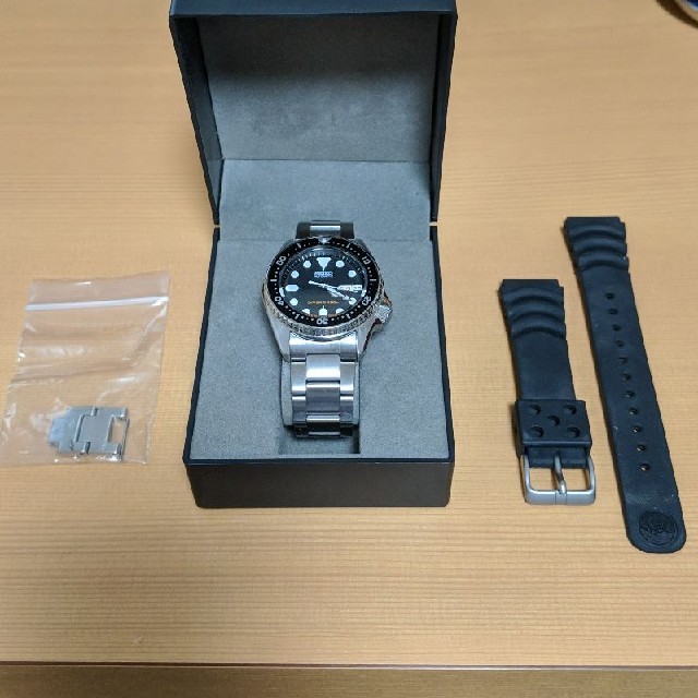 SEIKO(セイコー)の腕時計　skx013k　ブラックボーイ　ボーイズ　無垢ベルト　機械式 メンズの時計(腕時計(アナログ))の商品写真