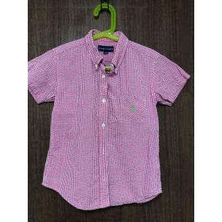 ラルフローレン(Ralph Lauren)の半袖シャツ チェックシャツ　ラルフローレン　130 140(Tシャツ/カットソー)