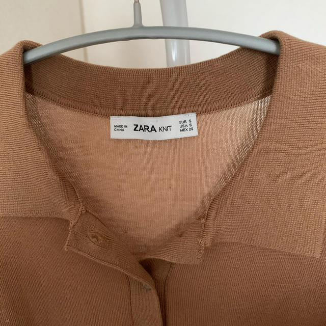 ZARA(ザラ)の【ZARA】ポロシャツ風ニット レディースのトップス(ニット/セーター)の商品写真
