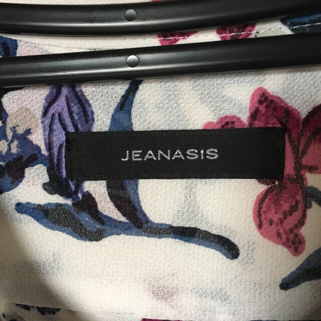 JEANASIS(ジーナシス)のシャツワンピース JEANASIS 花柄 レディースのワンピース(ロングワンピース/マキシワンピース)の商品写真