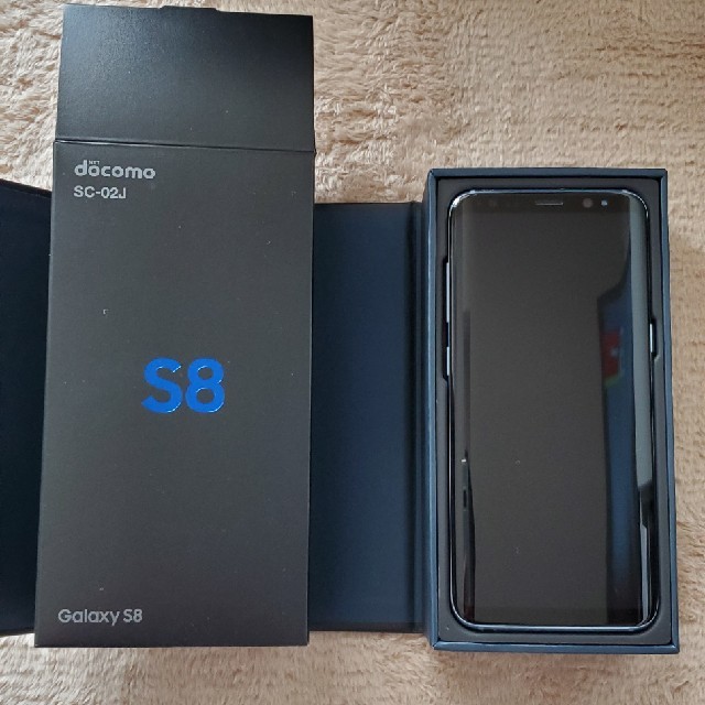 Galaxy S8 SC-02J ドコモ　コーラルブルースマートフォン本体