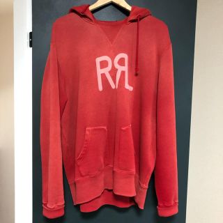 ダブルアールエル(RRL)のRRL ロゴフリースフーディ　極美品(パーカー)