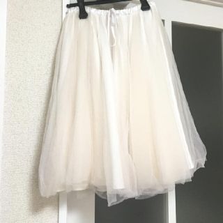 ウィルセレクション(WILLSELECTION)の美品☆ウィルセレクション☆チュールスカート(ひざ丈スカート)