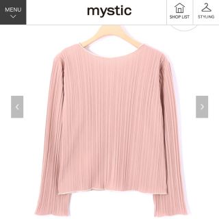 ミスティック(mystic)のomekashi 配色メロー長袖T 🌸pink(カットソー(長袖/七分))