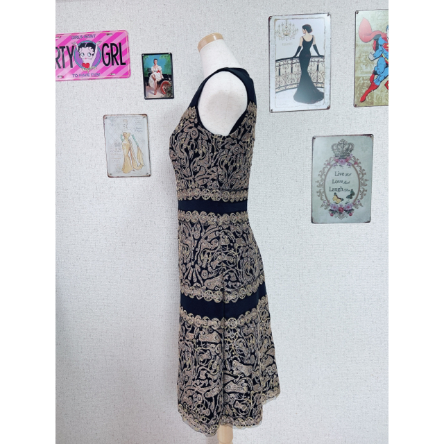 TADASHI SHOJI(タダシショウジ)の中古 2 タダシショージ ワンピース ドレス BGN3402U レディースのワンピース(ひざ丈ワンピース)の商品写真