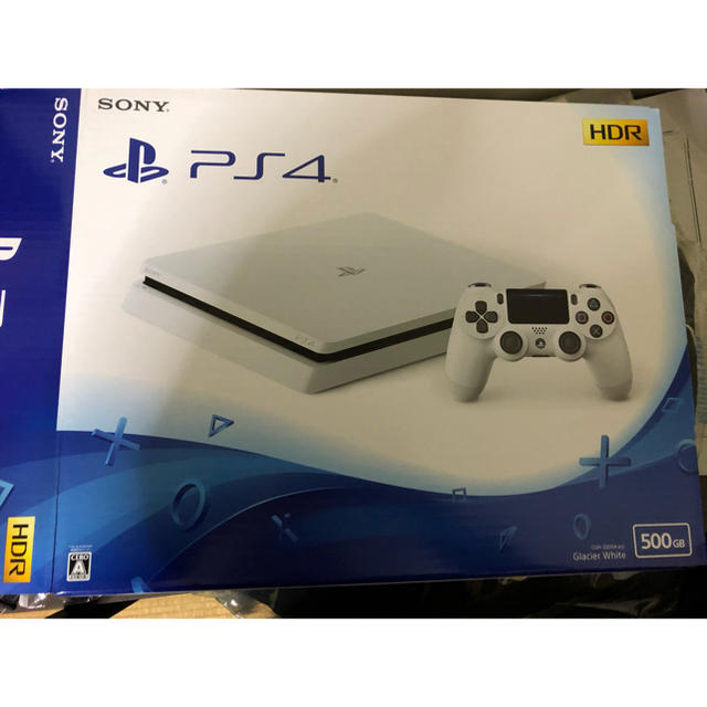 PS4 プレステ4 PlayStation4 CUH-2100AB02 ホワイト - 家庭用ゲーム機本体