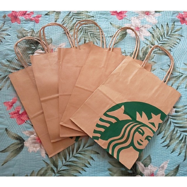 Starbucks Coffee(スターバックスコーヒー)の【お値段交渉OK!!】スターバックス スタバ 紙袋 【33】 レディースのバッグ(ショップ袋)の商品写真