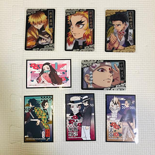 ＊鬼滅の刃　コレクターズカード2 デコシール 8枚セット＊(カード)