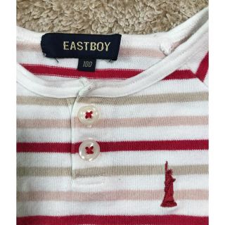 イーストボーイ(EASTBOY)のEASTBOY100 イーストボーイ ボーダー長袖Tシャツ(Tシャツ/カットソー)