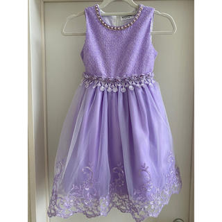 150cm 子供用ドレス(紫) (ドレス/フォーマル)